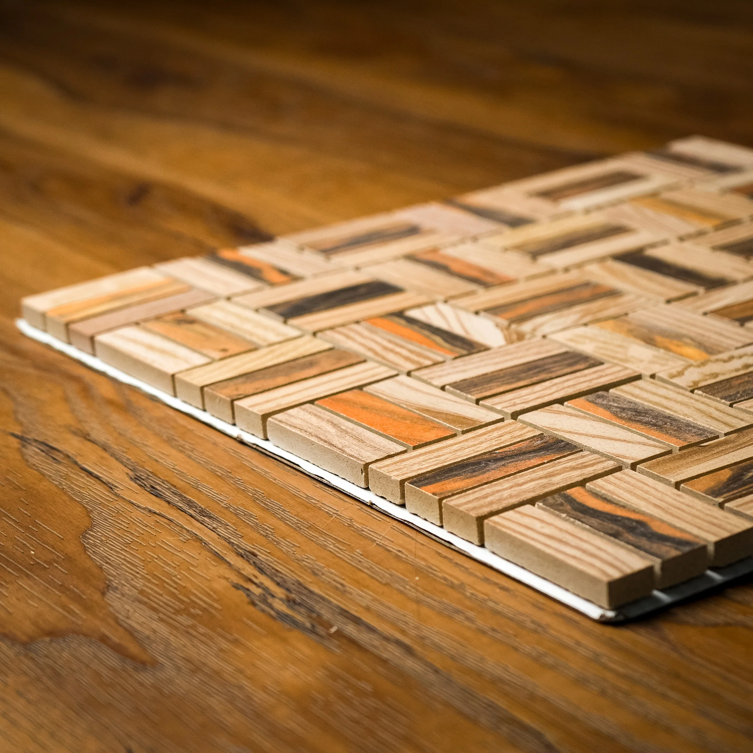 12" x 12" Wood Blend Mosaic Tile  9.69 sq. ft. (10 per box) - Image 5