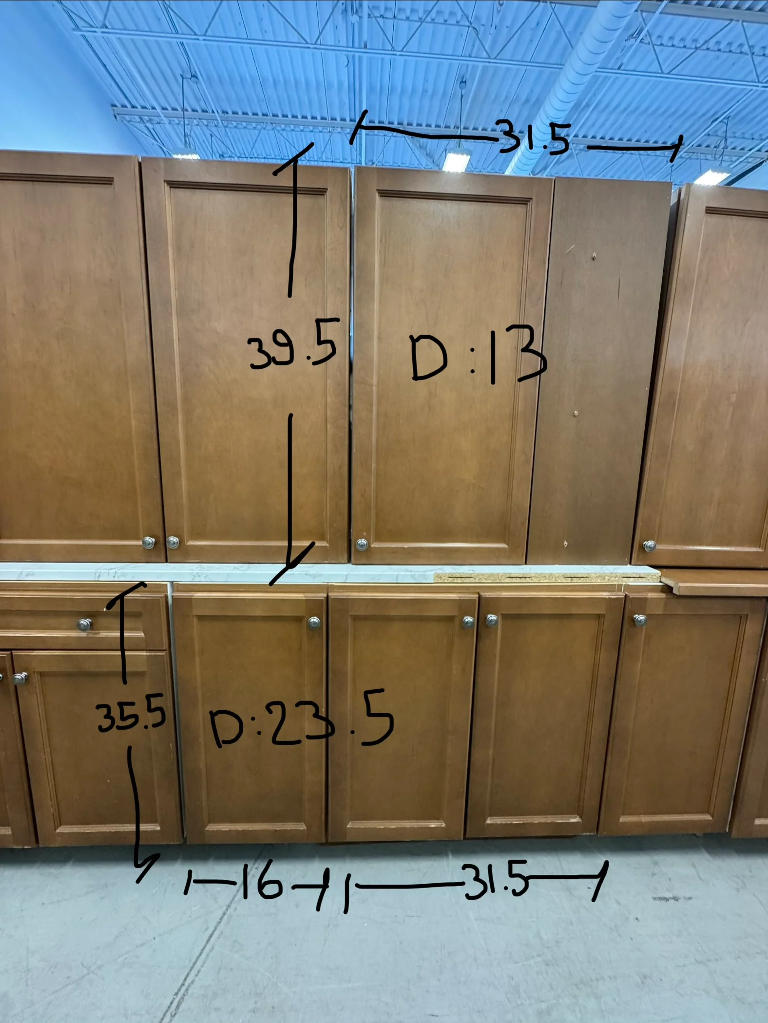 Set 24 Pieces Brown Shaker Panel kitchen Cabinets - Image 10