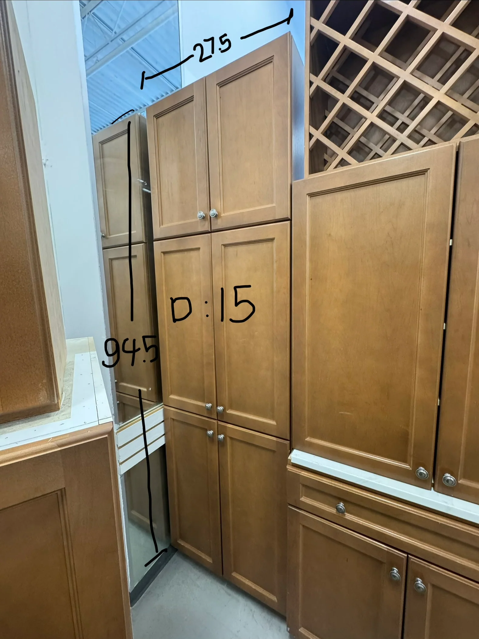 Set 24 Pieces Brown Shaker Panel kitchen Cabinets - Image 14
