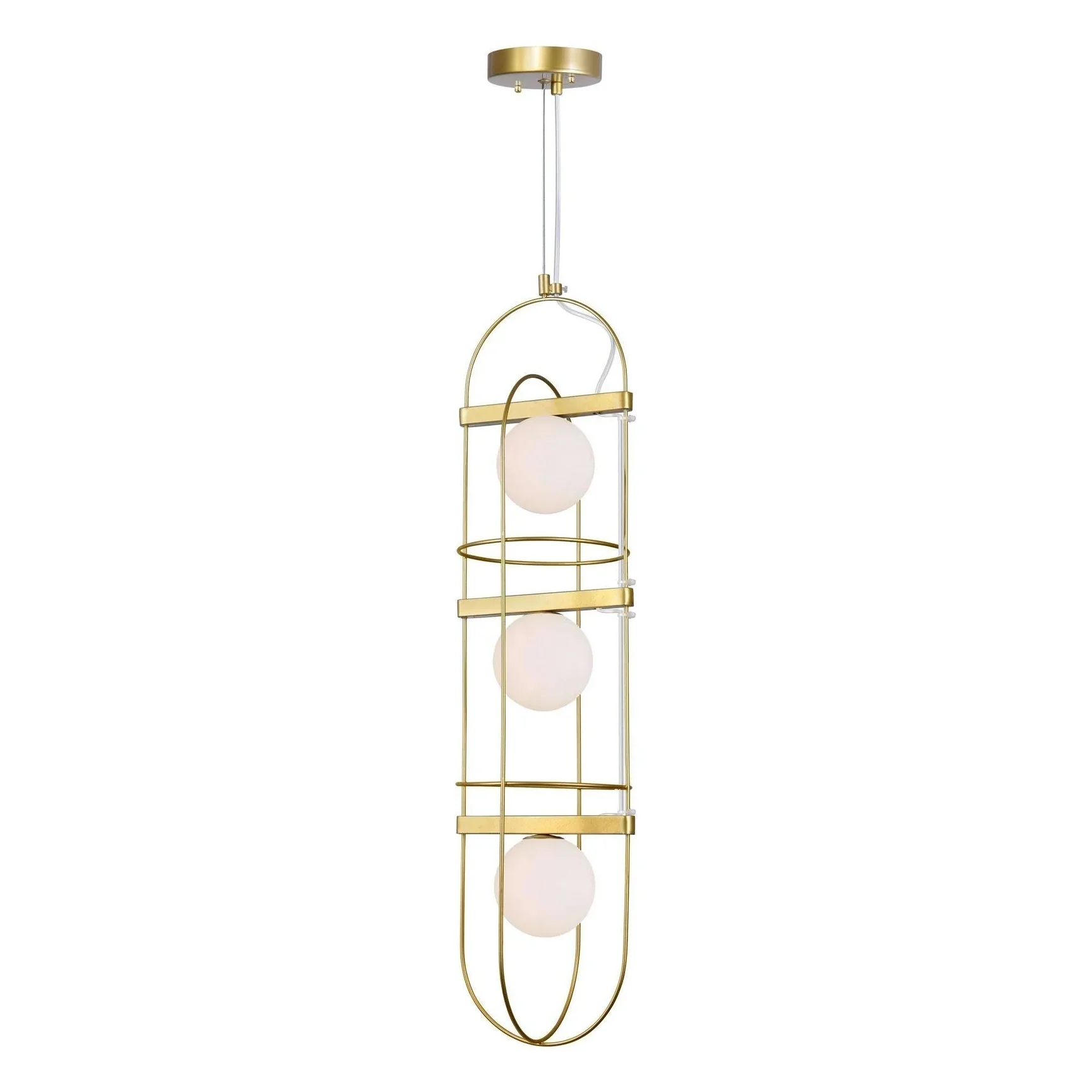 3-Light Orbit Medallion Pendant Light