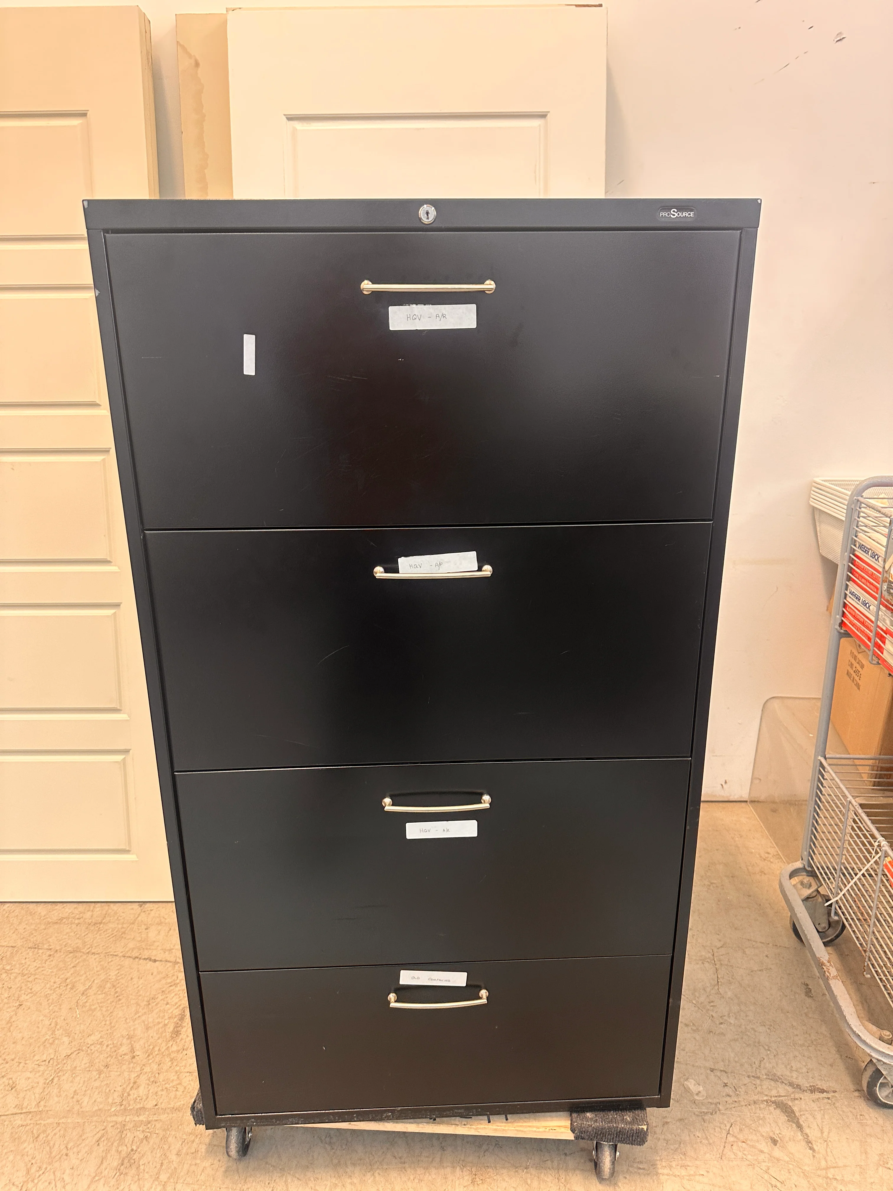 4-Drawer Metal Filing Cabinet