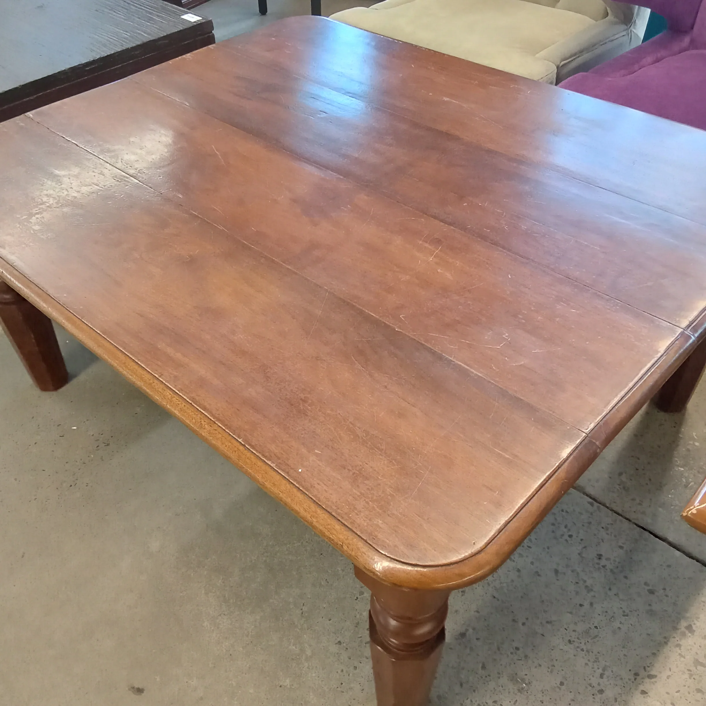 50"W Wooden Coffee Table - Image 2