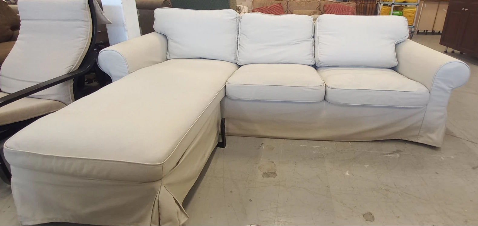 Beige Sectional Sofa
