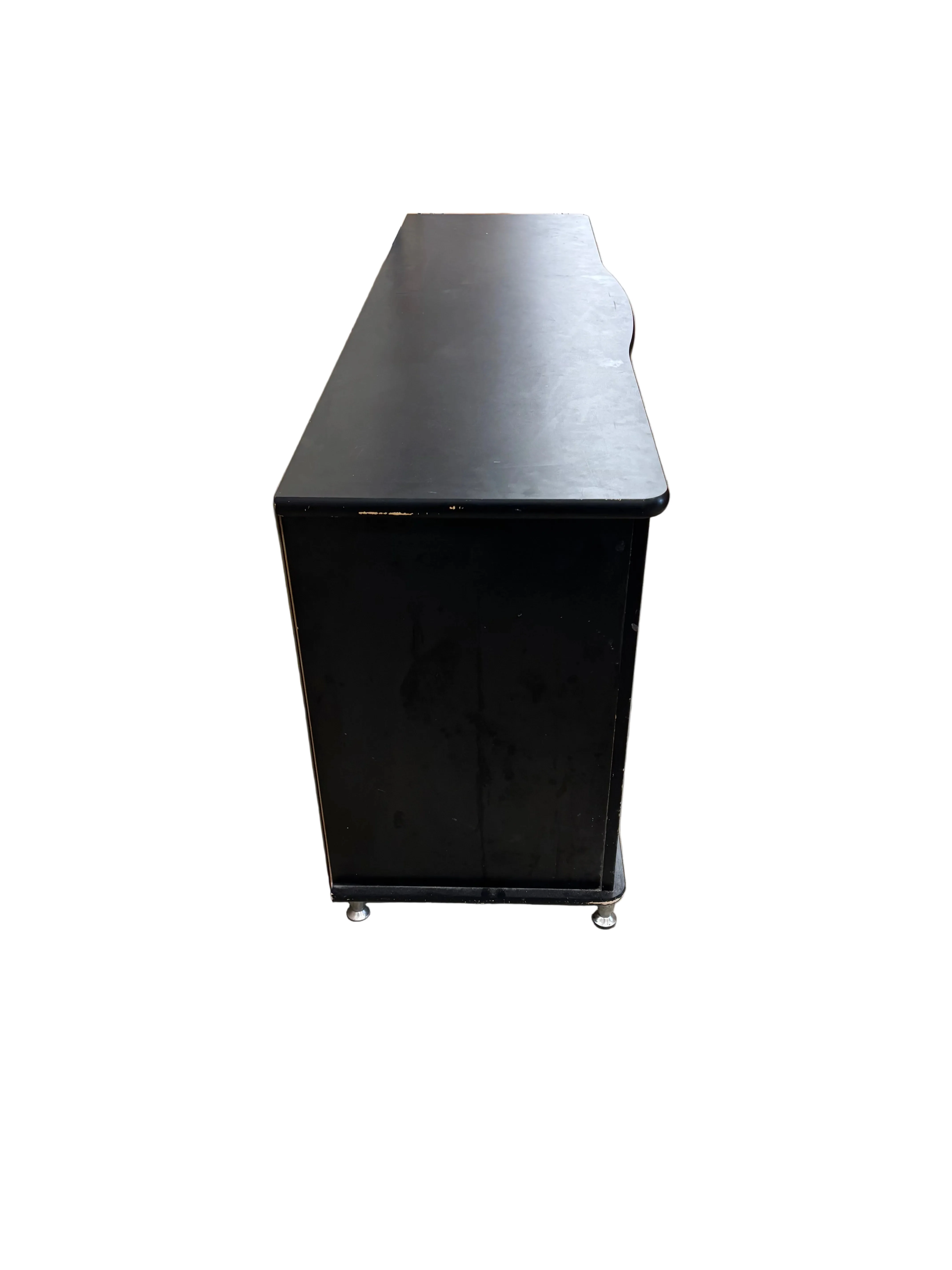 Black Wooden Entertainment Center - Image 2