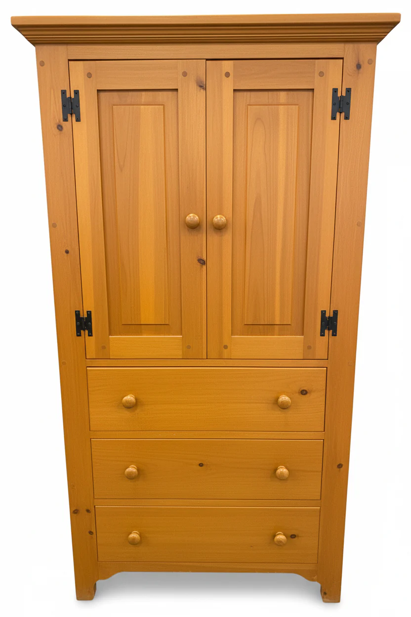 Solid Pine Armoire