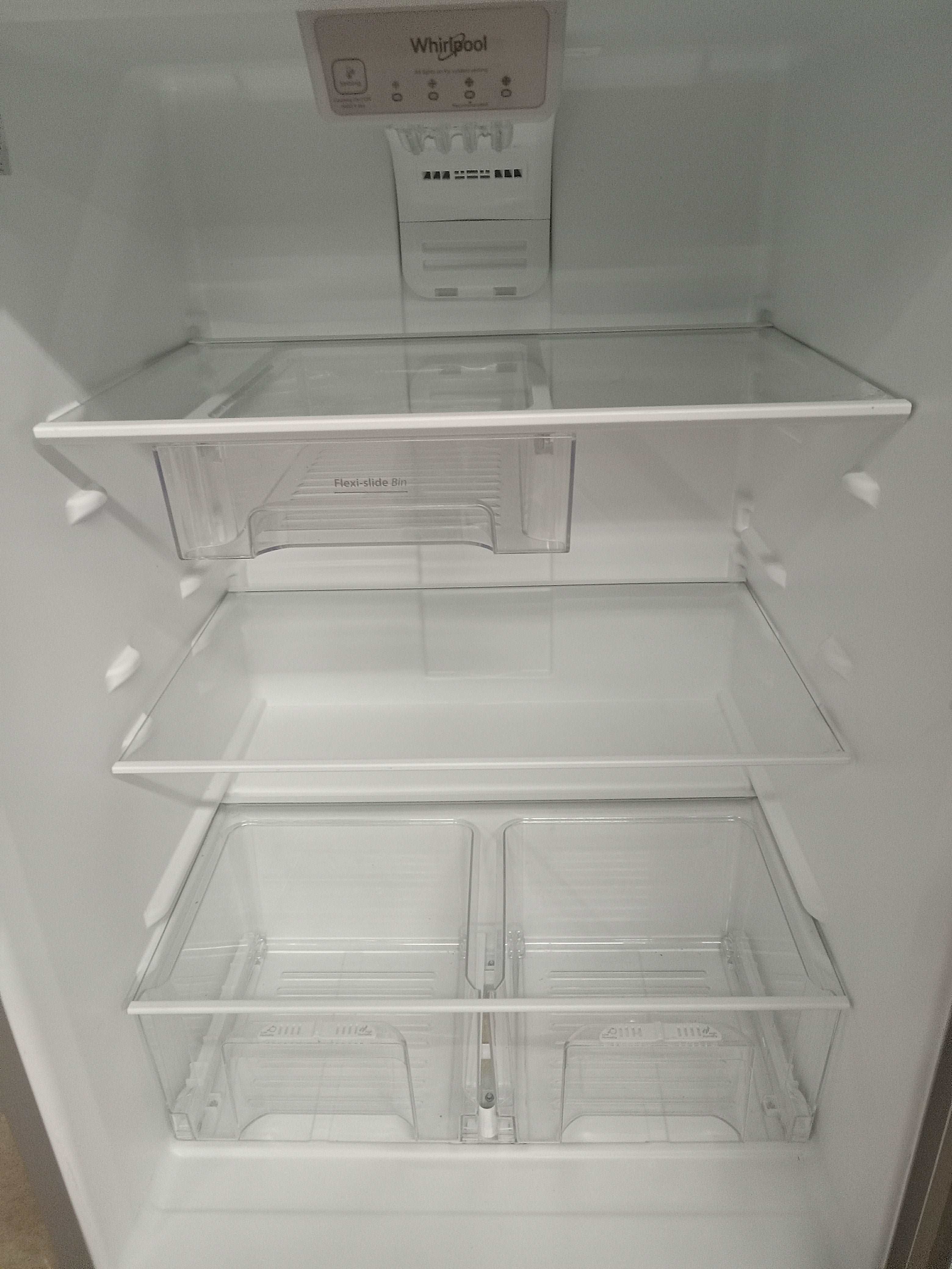 29.75"W Stainless Steel Whirlpool Top Mount Refrigerator - Image 5