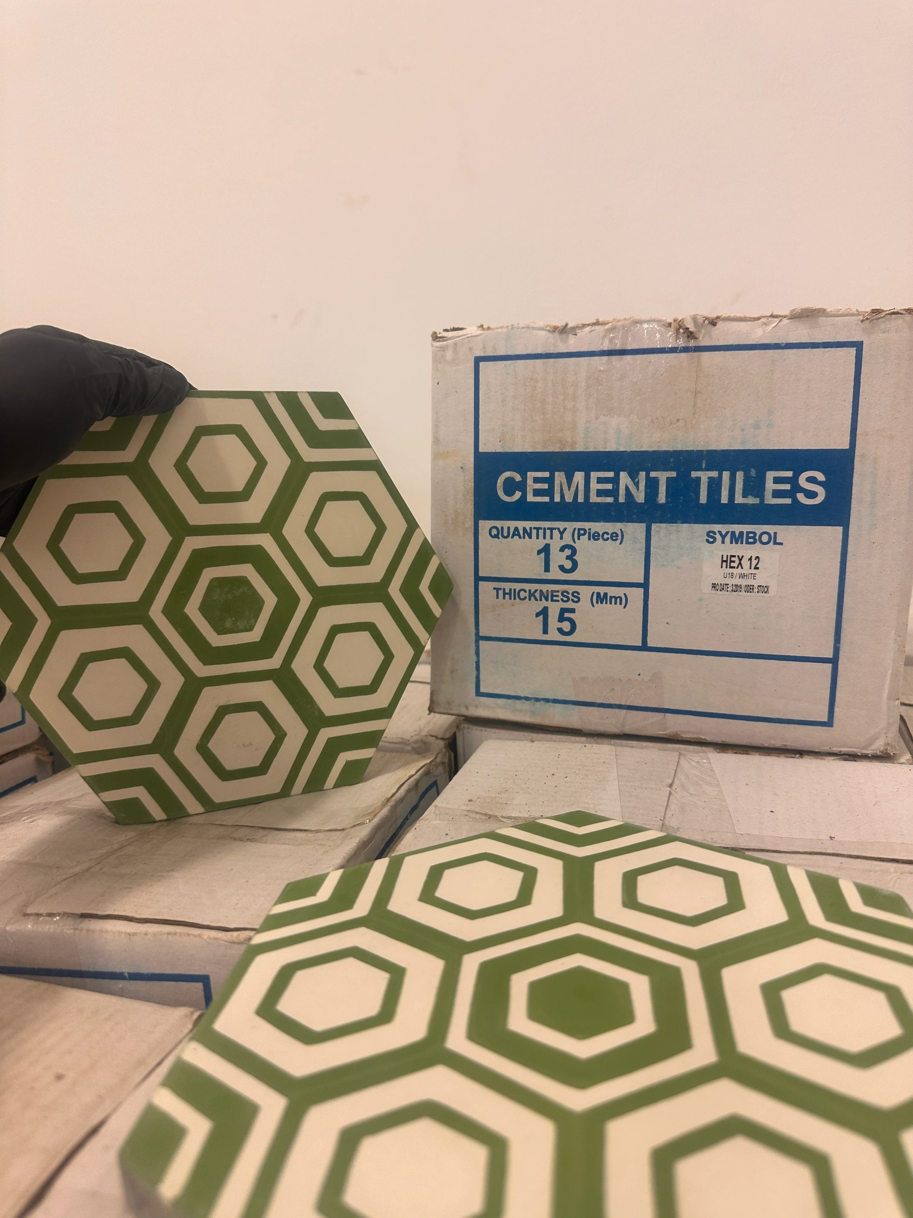 Hex 12 Cement Tiles - Image 2