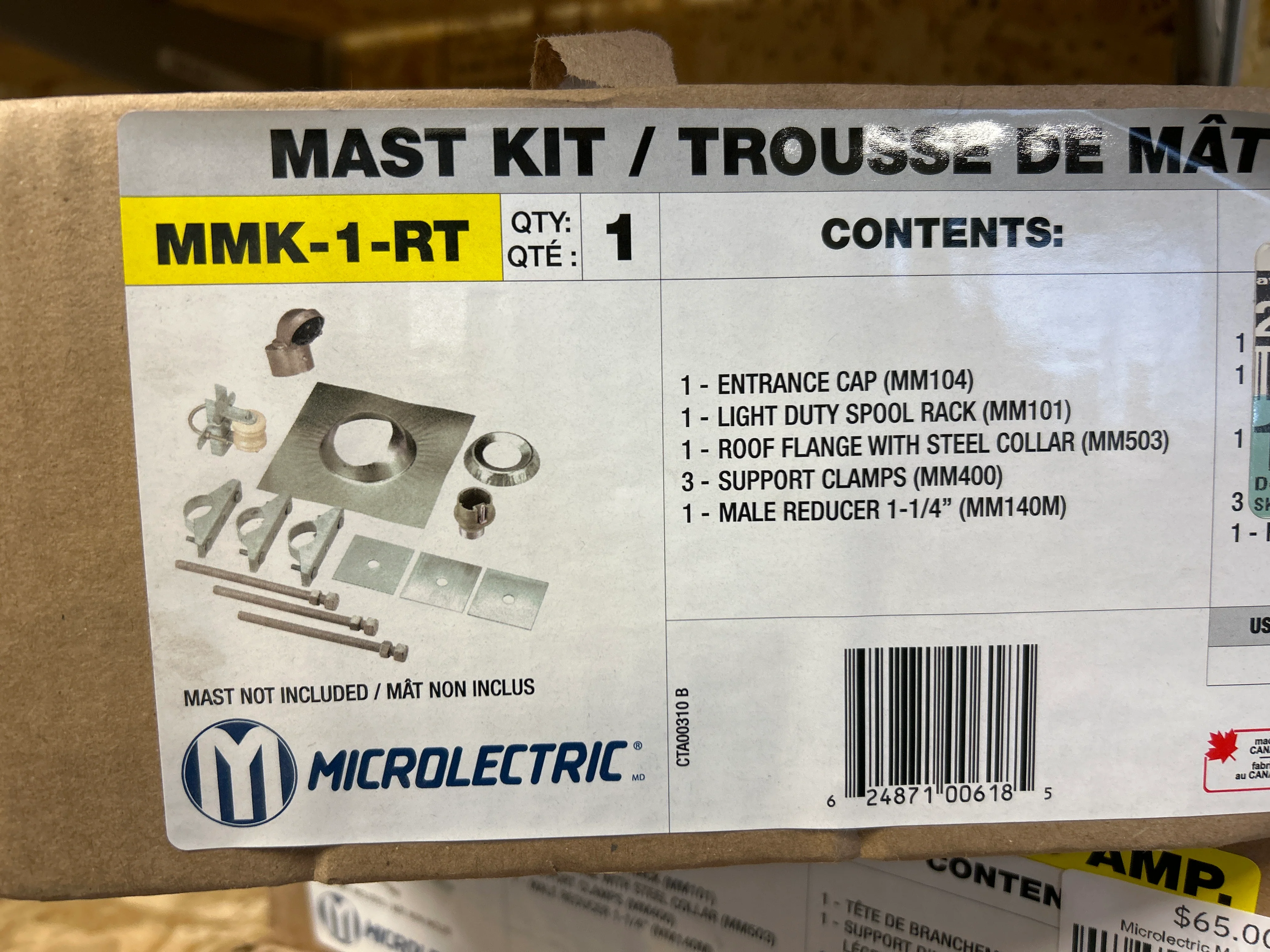 Microlectric Mast kit 100 A - Image 3