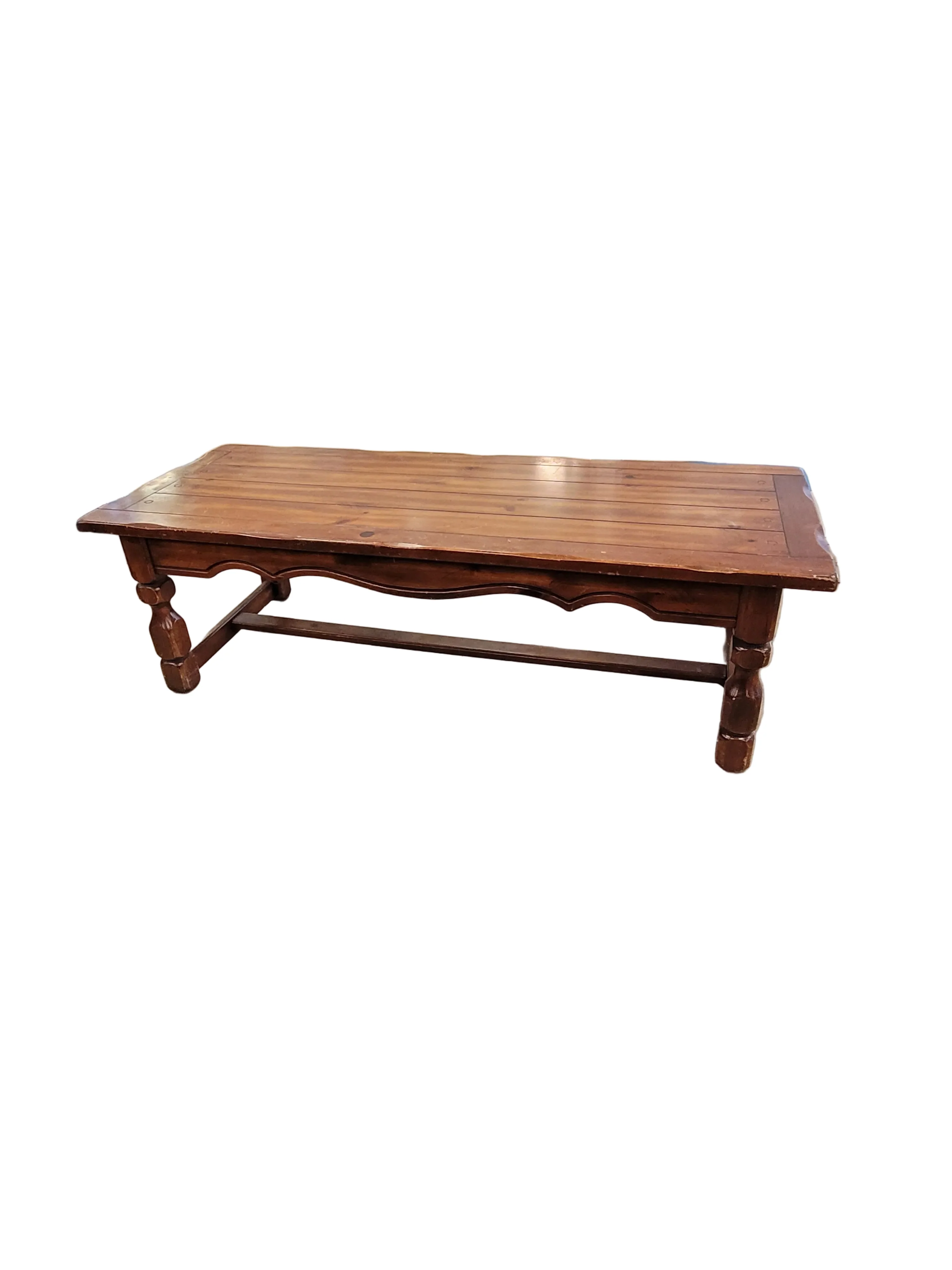 Rustic Pine Coffee Table - Image 2