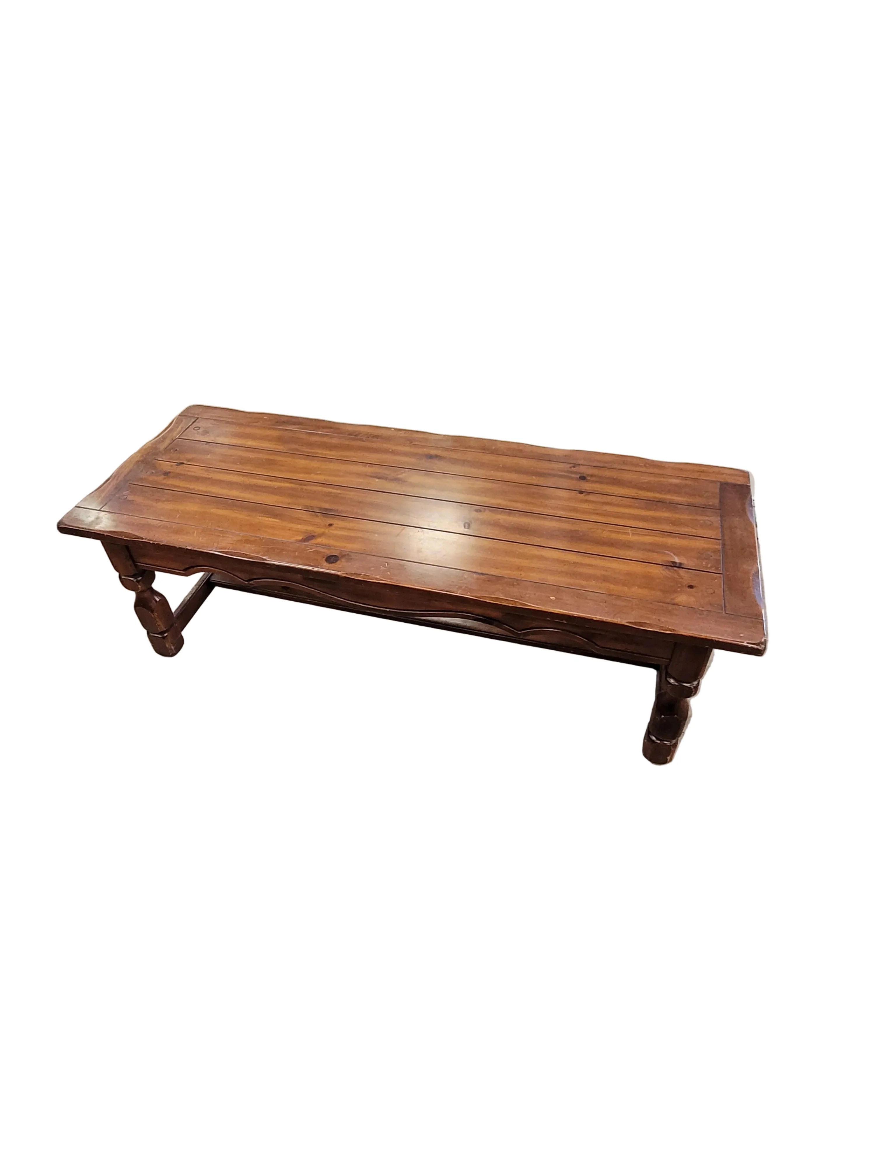 Rustic Pine Coffee Table - Image 3