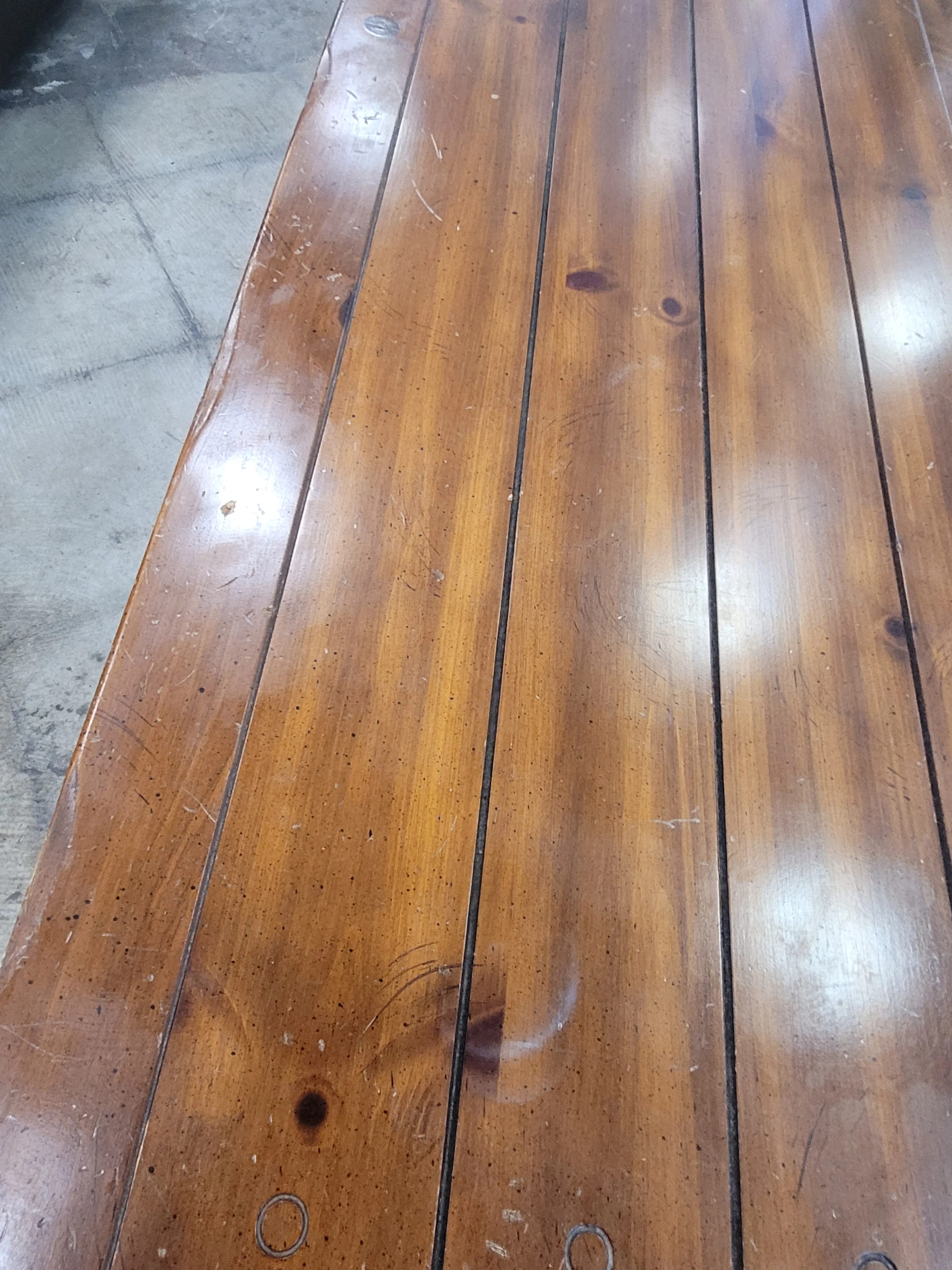 Rustic Pine Coffee Table - Image 4