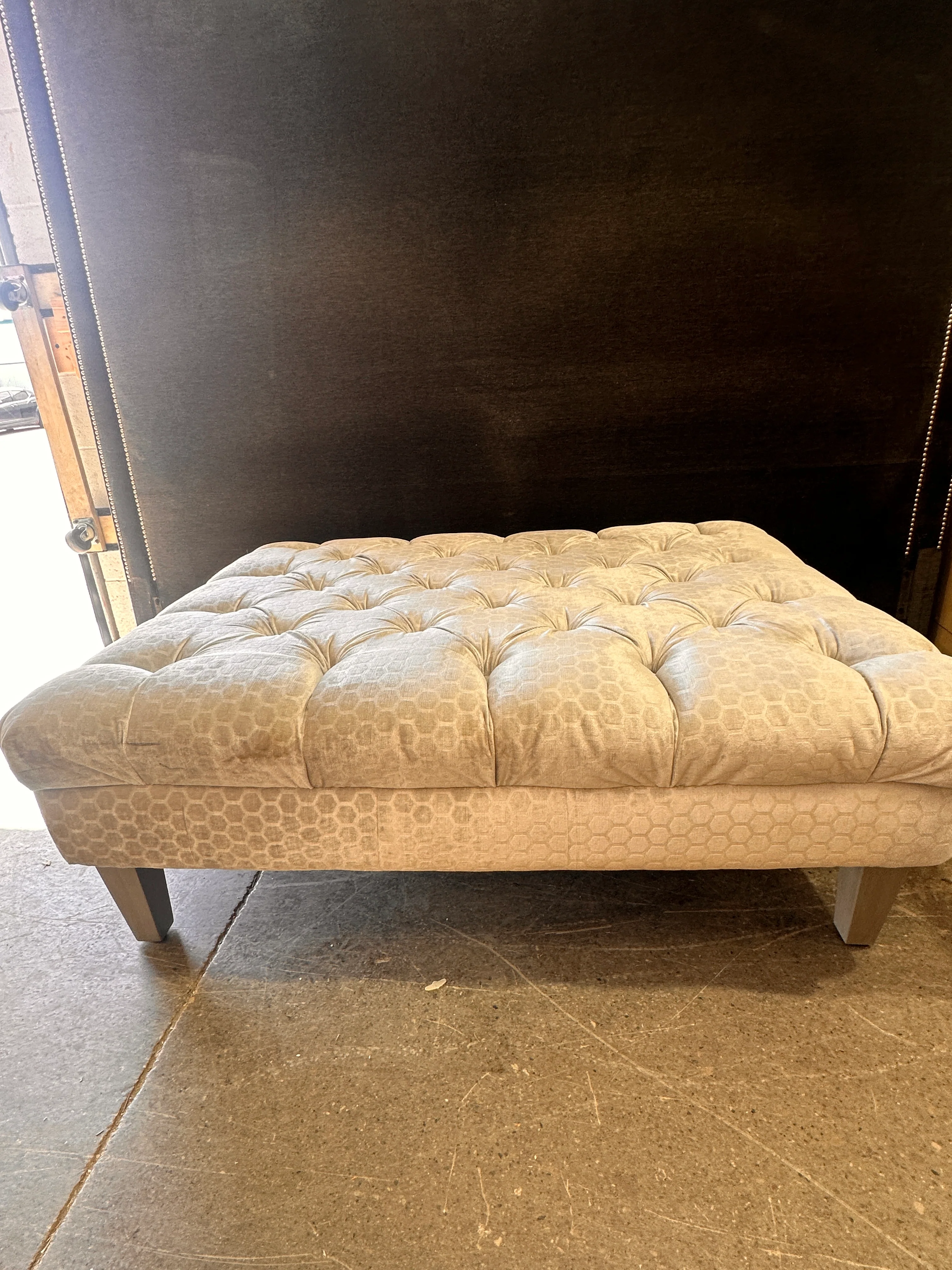Silver Ottoman - Image 2