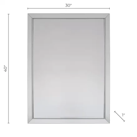 The Royal 30-inch x 40-inch Mirror on Mirror - Image 4