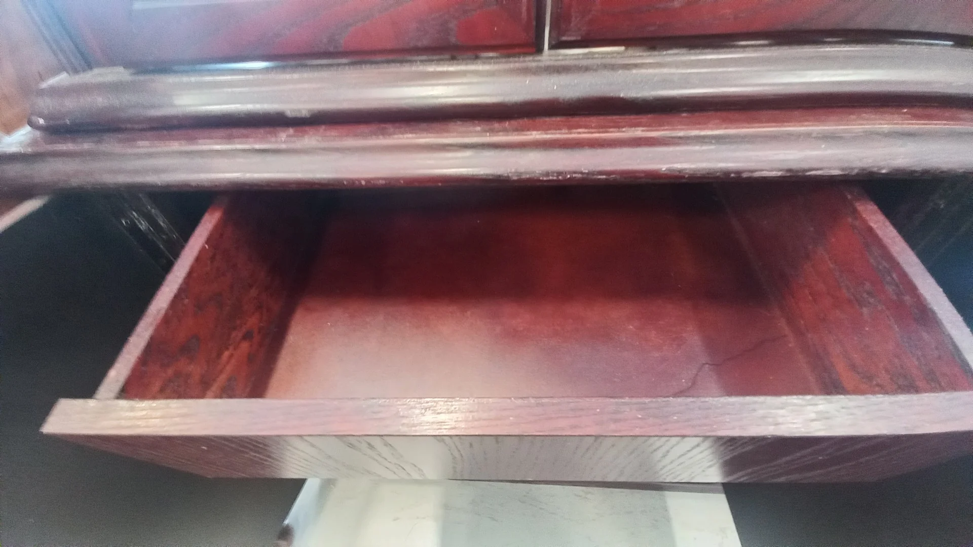 Wooden Hutch W/Dresser - Image 6
